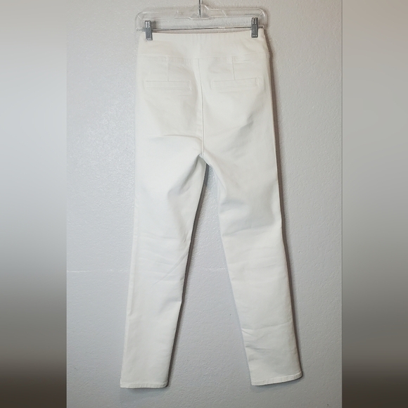 💚5/$25 DG2 Diane Gilman Compact Comfort Denim Bootcut Jeans White Size 2 Tall - Picture 5 of 9